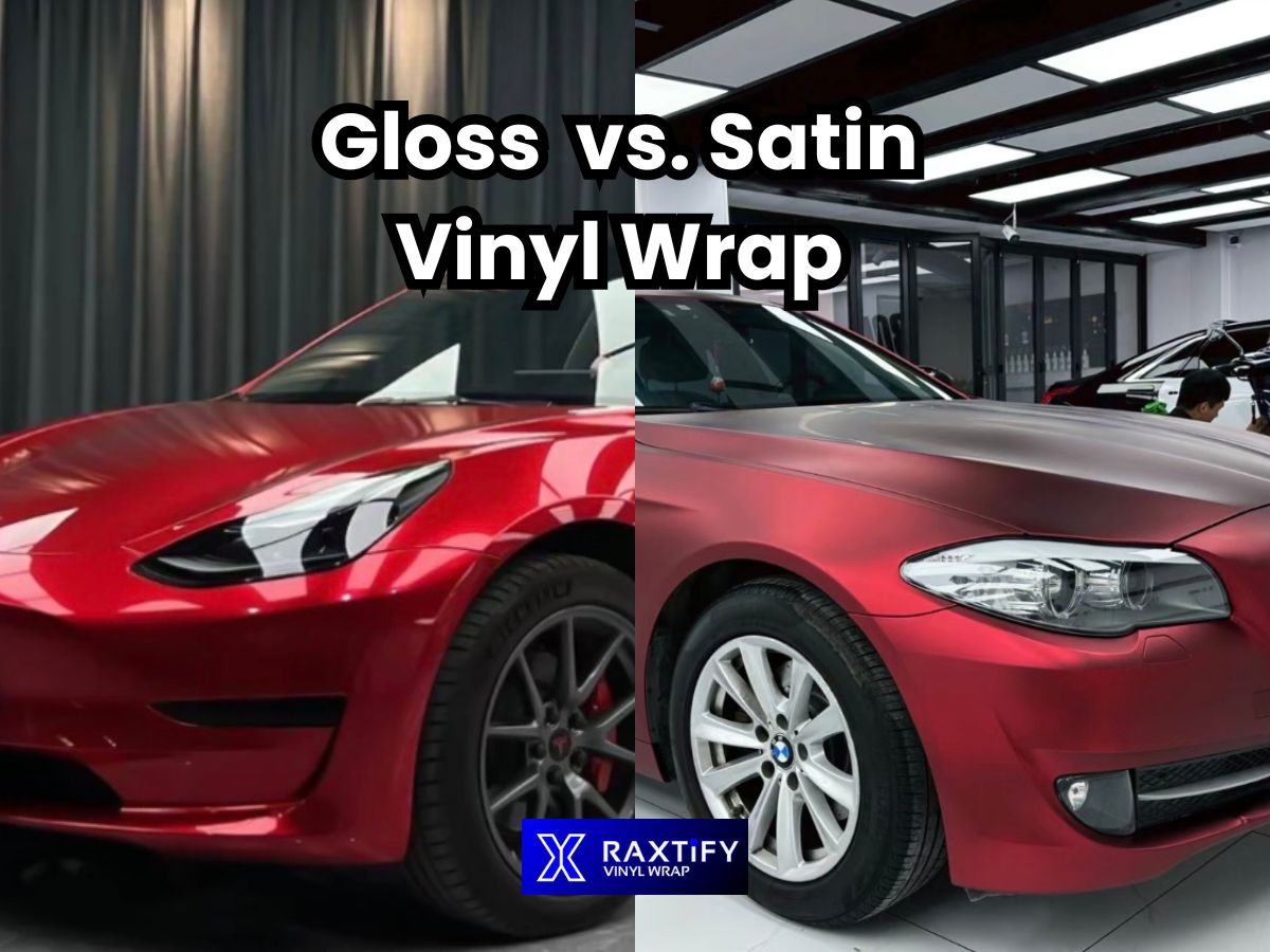 The Differences Between Gloss and Satin Vinyl Wraps | RAXTiFY blog