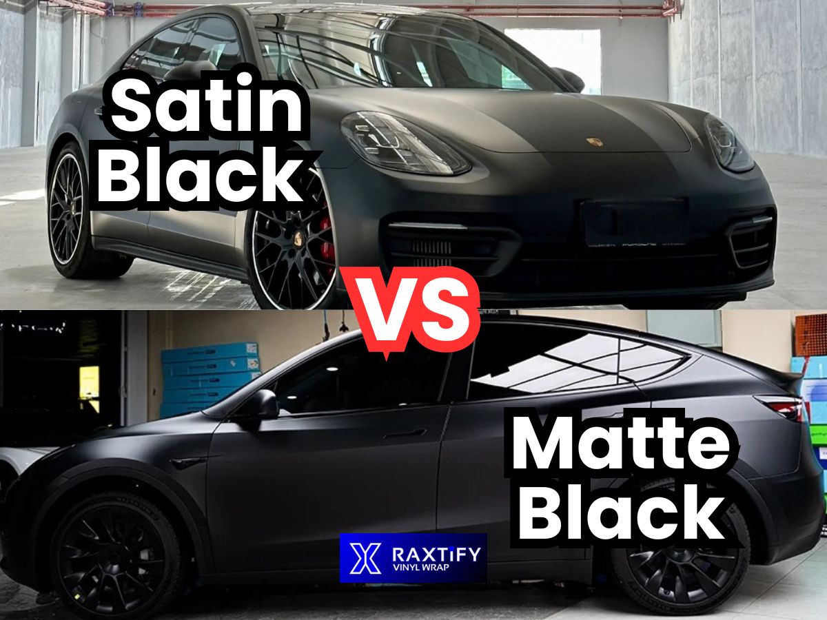 Black Vinyl Wraps: Satin vs Matte - Which Is Your Style? – RAXTiFY
