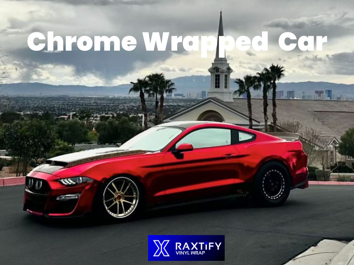 Chrome Wrapped Car