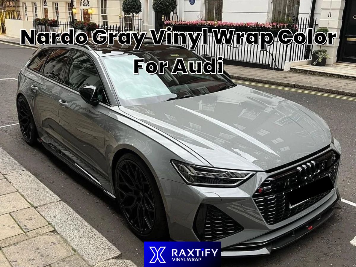 Nardo Gray Vinyl Wrap Color For Audi