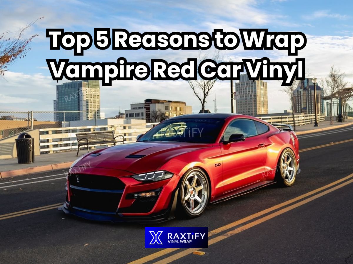 Top 5 Reasons to Wrap Vampire Red Car Vinyl