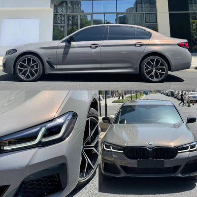 Gloss Metallic Bernina Grey Car Wrap raxtify