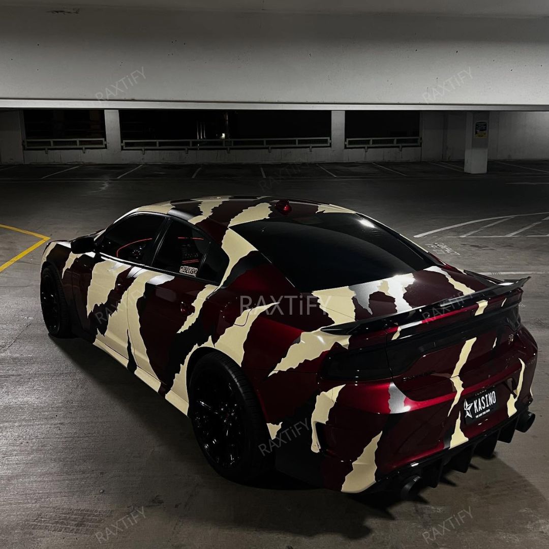 2021 Dodge Charger Scatpack Camouflage Vinyl Wrap