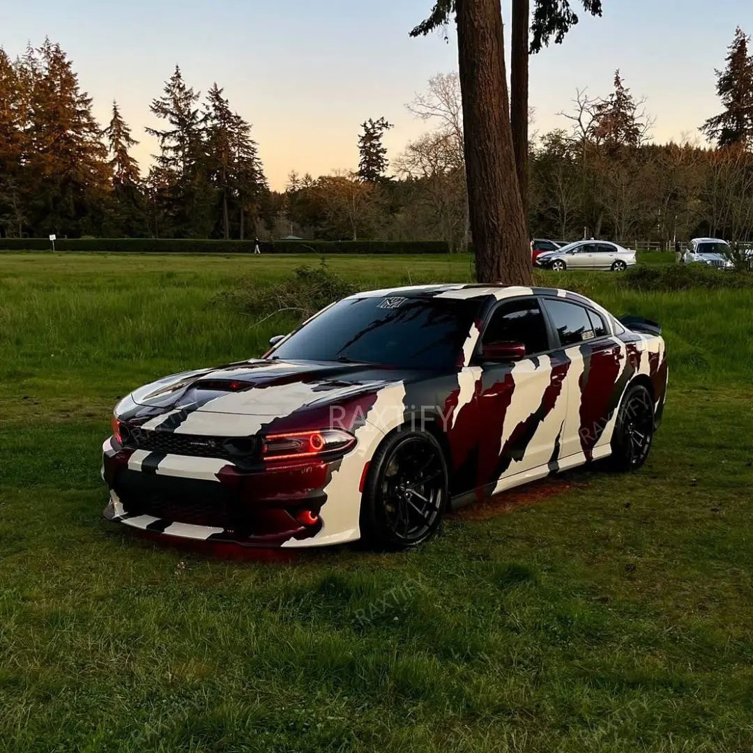 2021 Dodge Charger Scatpack Camouflage Vinyl Wrap