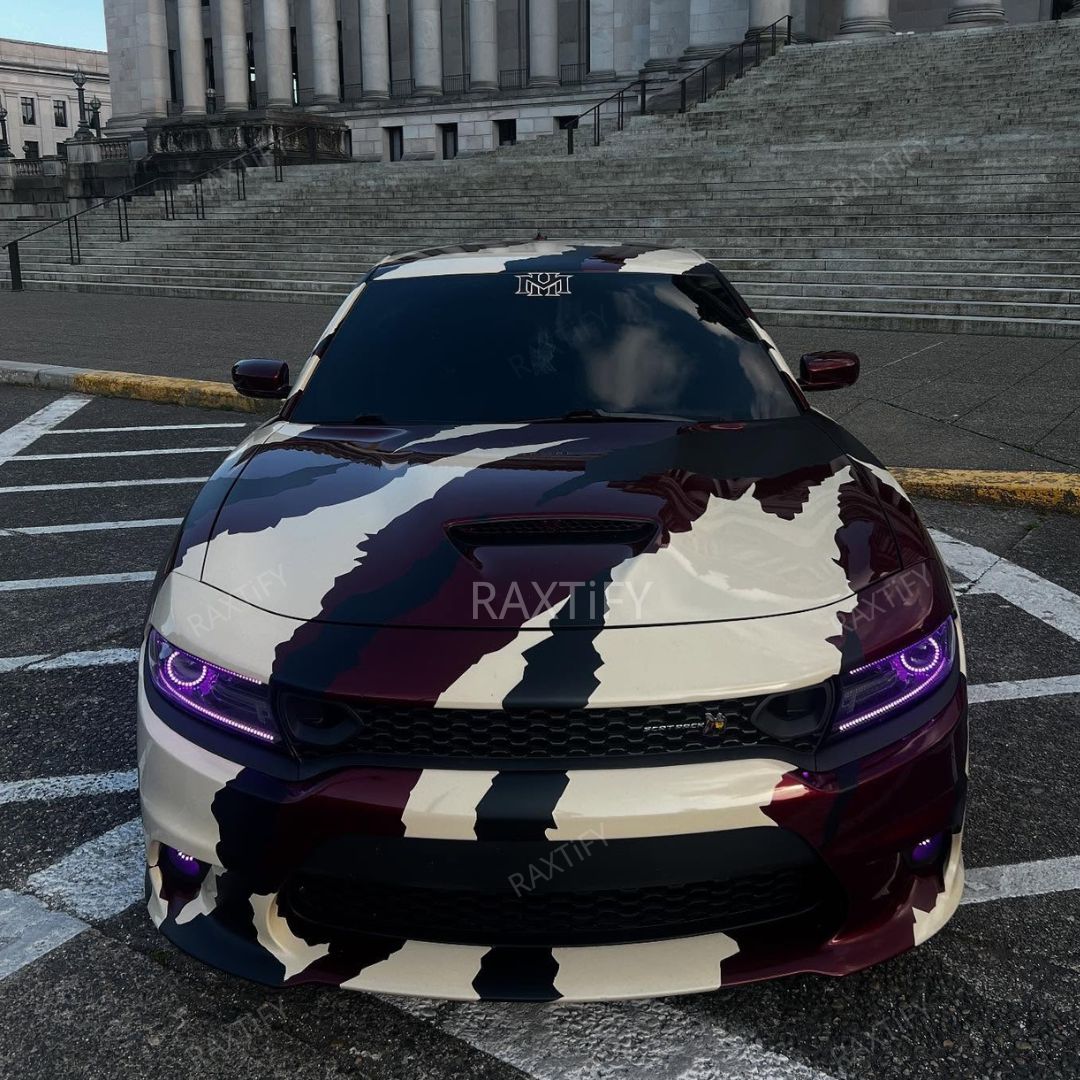 2021 Dodge Charger Scatpack Camouflage Vinyl Wrap