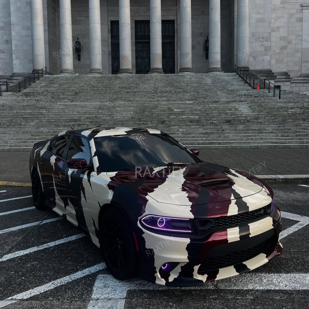 2021 Dodge Charger Scatpack Camouflage Vinyl Wrap