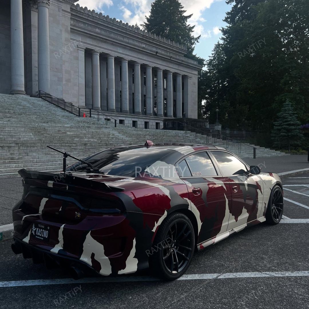 2021 Dodge Charger Scatpack Camouflage Vinyl Wrap