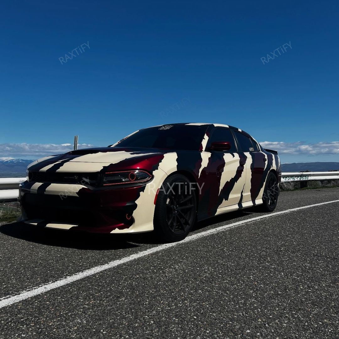 2021 Dodge Charger Scatpack Camouflage Vinyl Wrap