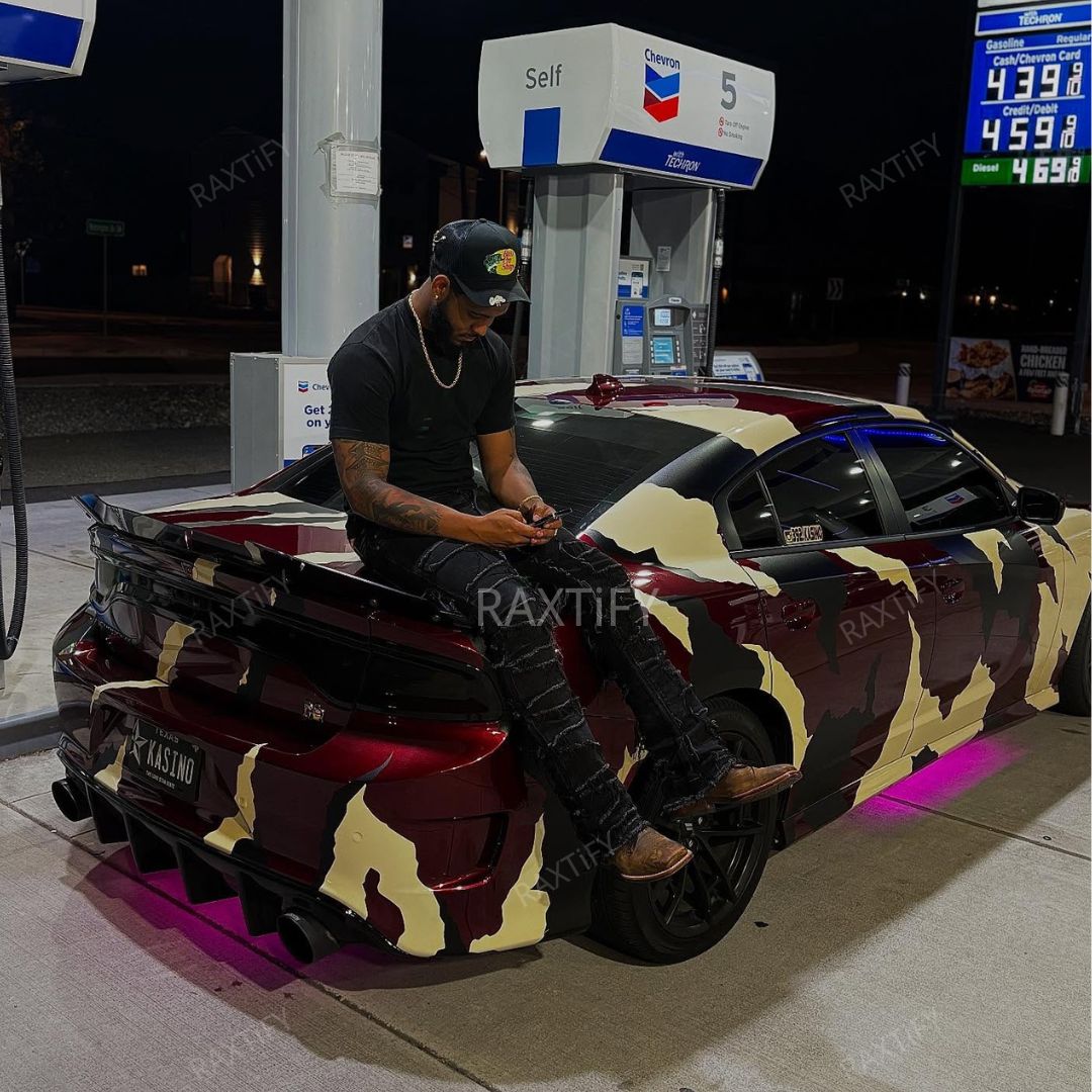 2021 Dodge Charger Scatpack Camouflage Vinyl Wrap