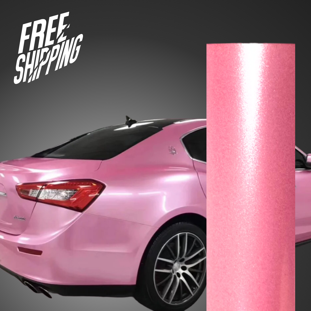 Best Matte Pearl Pink Car Wrap  Metallic Pearl Pink Vinyl Wraps