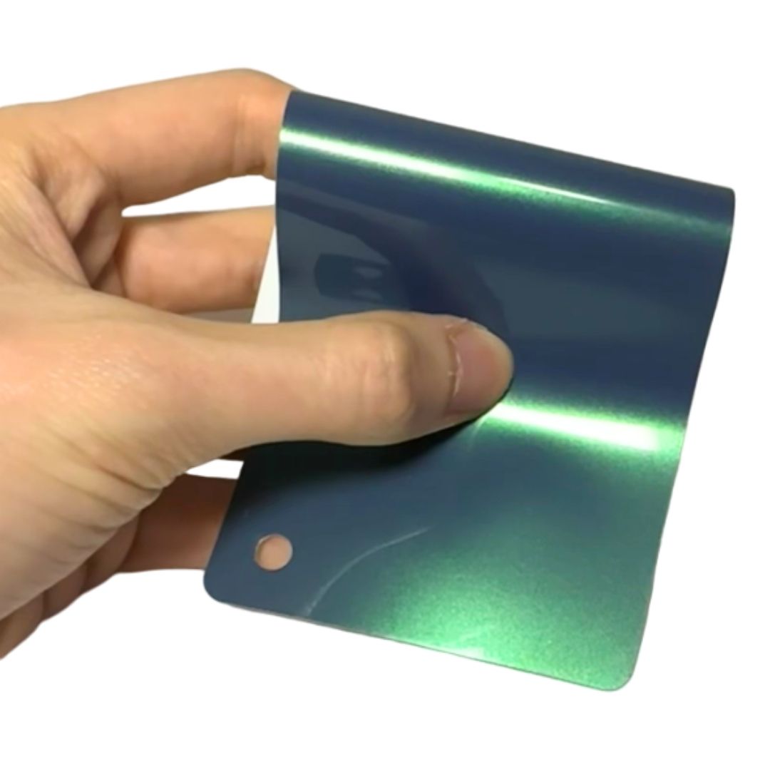 Color Shift Peacock Green Vinyl Wrap Film