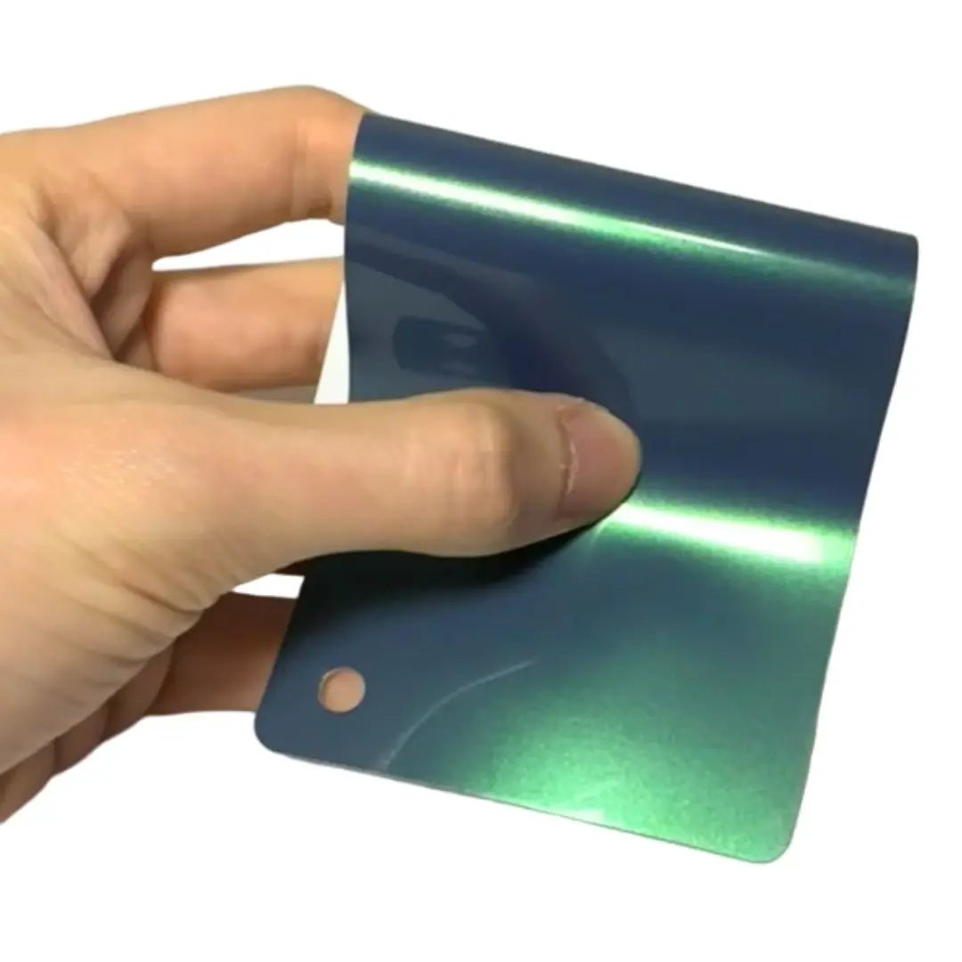 Color Shift Peacock Green Vinyl Wrap Film