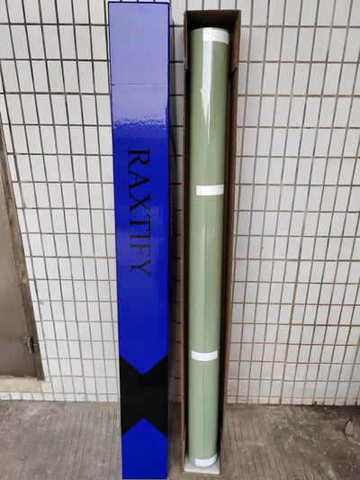 RAXTIFY Gloss Light Khaki Green Vinyl Wrap raxtify