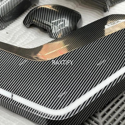 5D Carbon Fiber Black Vinyl Wrap raxtify