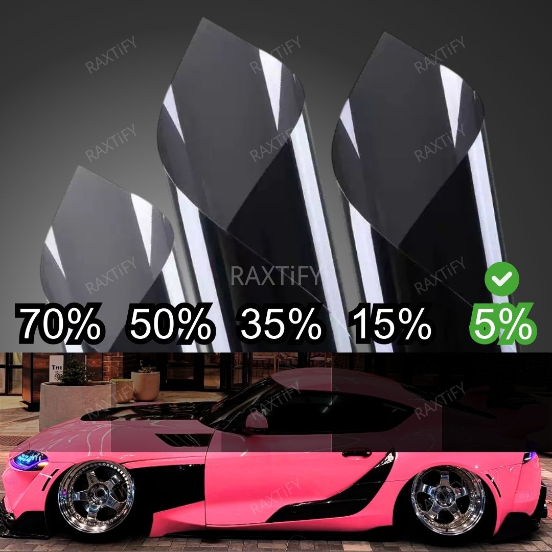 5% VLT Nano Ceramic Car Window Tint Film