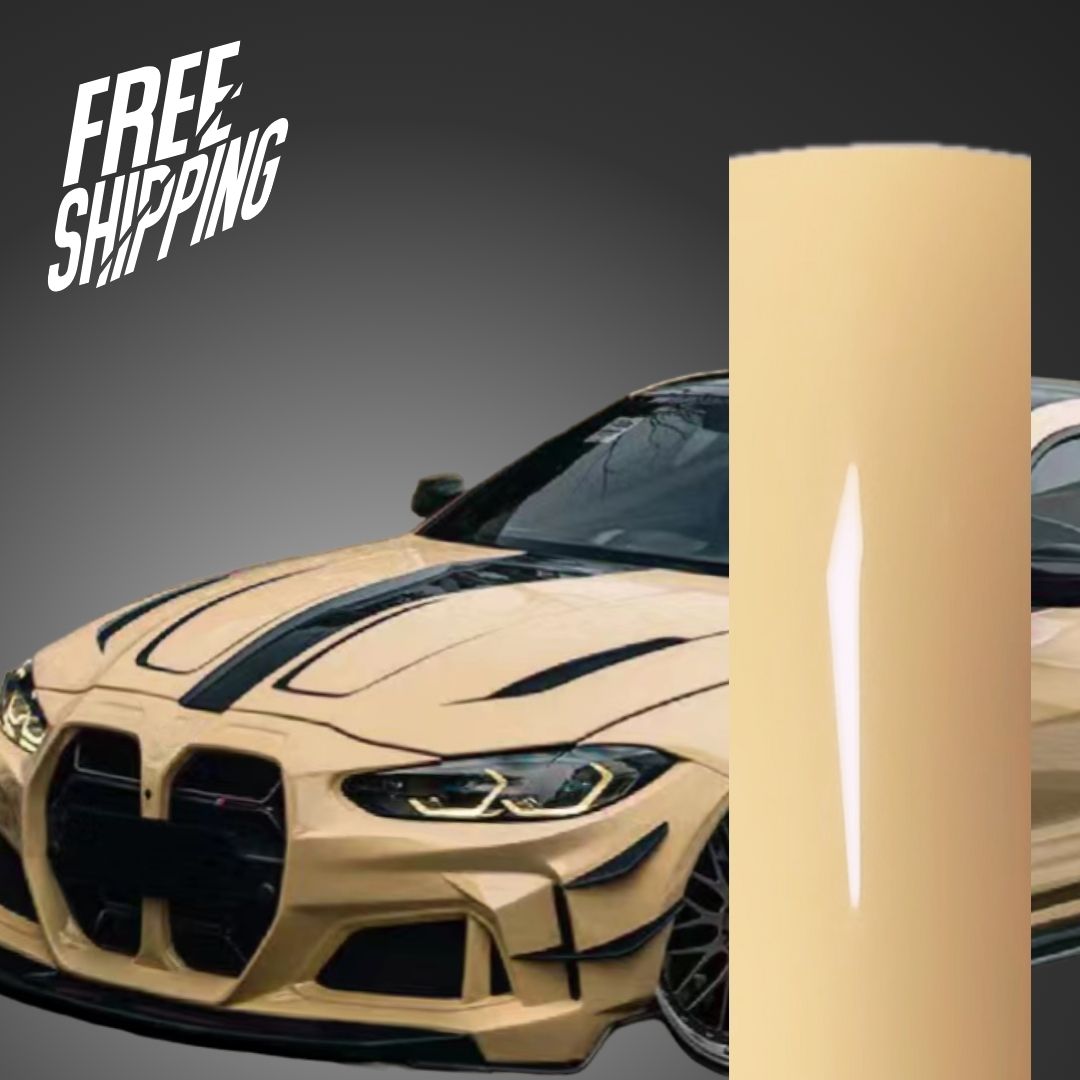 Gloss Sand Vinyl Car Wrap – RAXTiFY