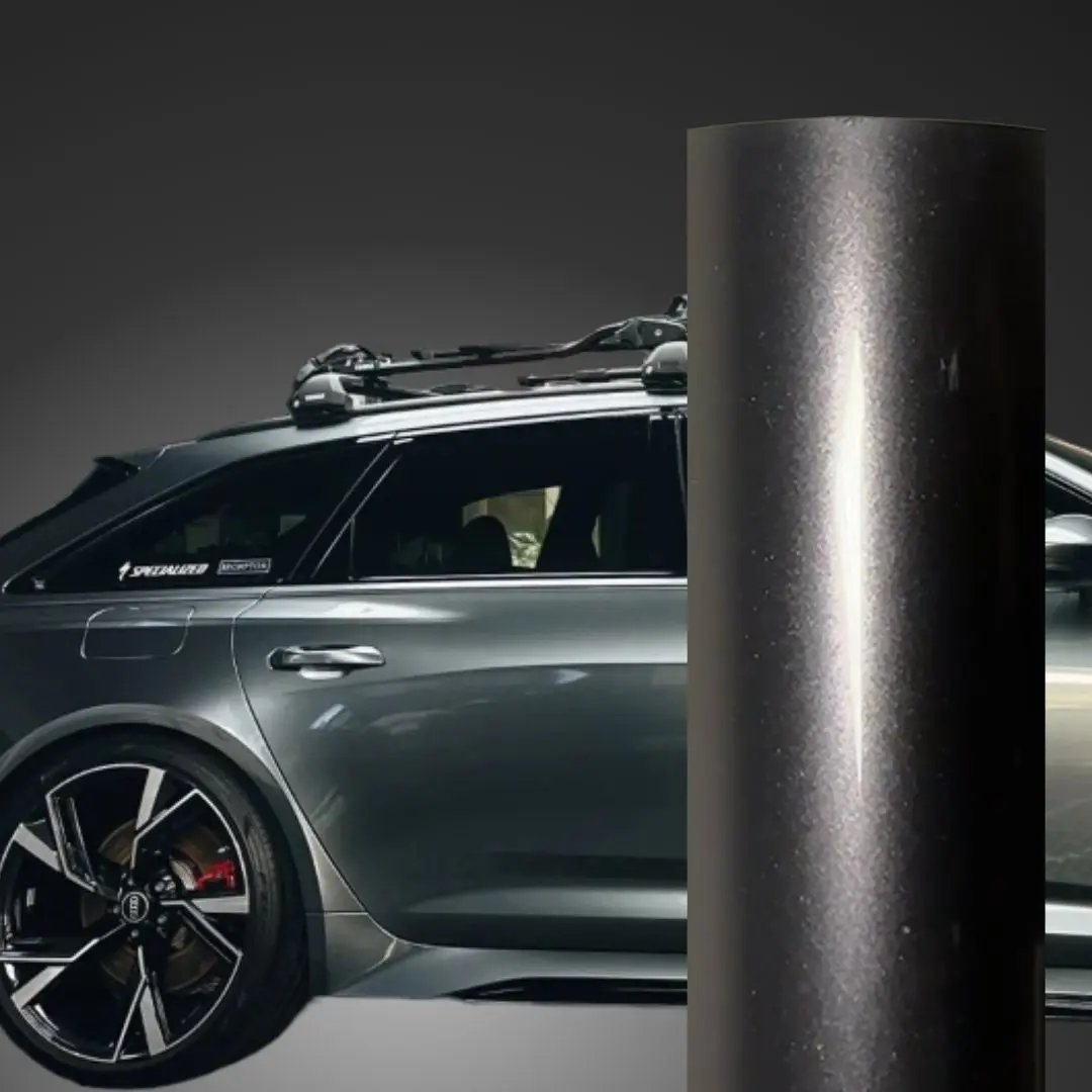 Gloss Metallic Battleship Grey Car Wrap – RAXTiFY