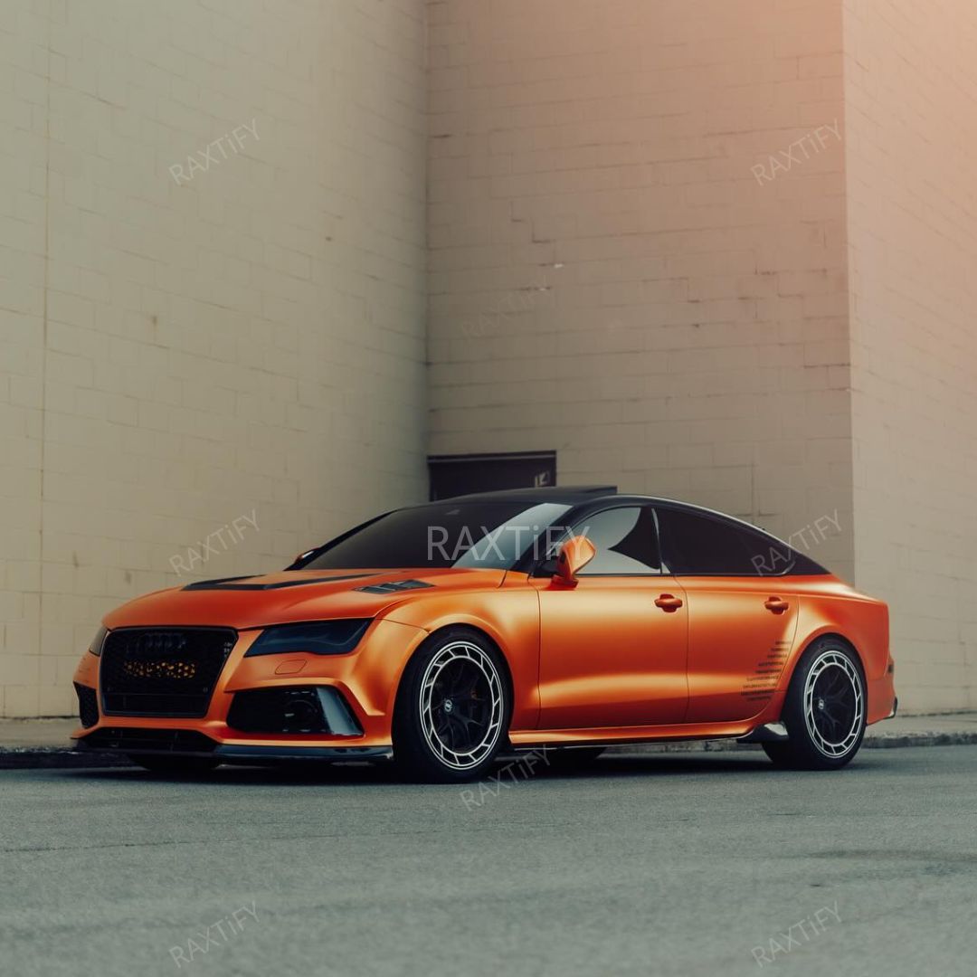 Color Shift Satin Gold Orange Vinyl Wrap