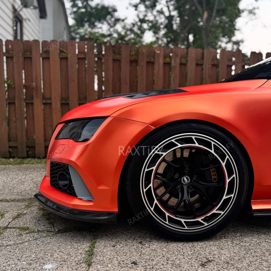 Color Shift Satin Gold Orange Vinyl Wrap
