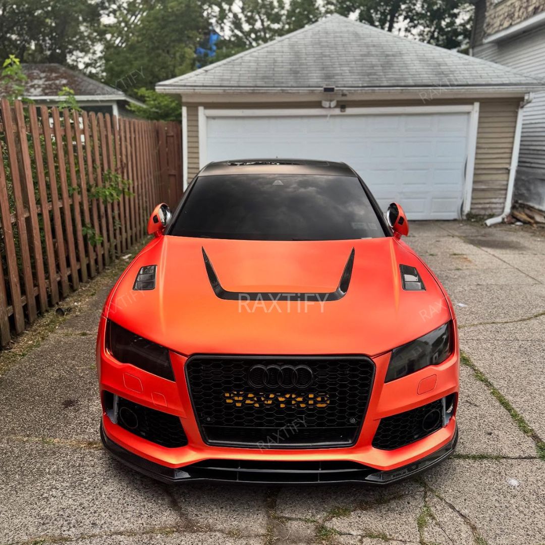 Color Shift Satin Gold Orange Vinyl Wrap