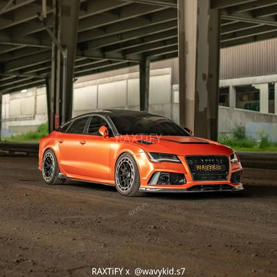 Color Shift Satin Gold Orange Vinyl Wrap