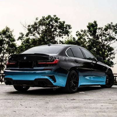 BMW black to blue Custom Fade Wrap