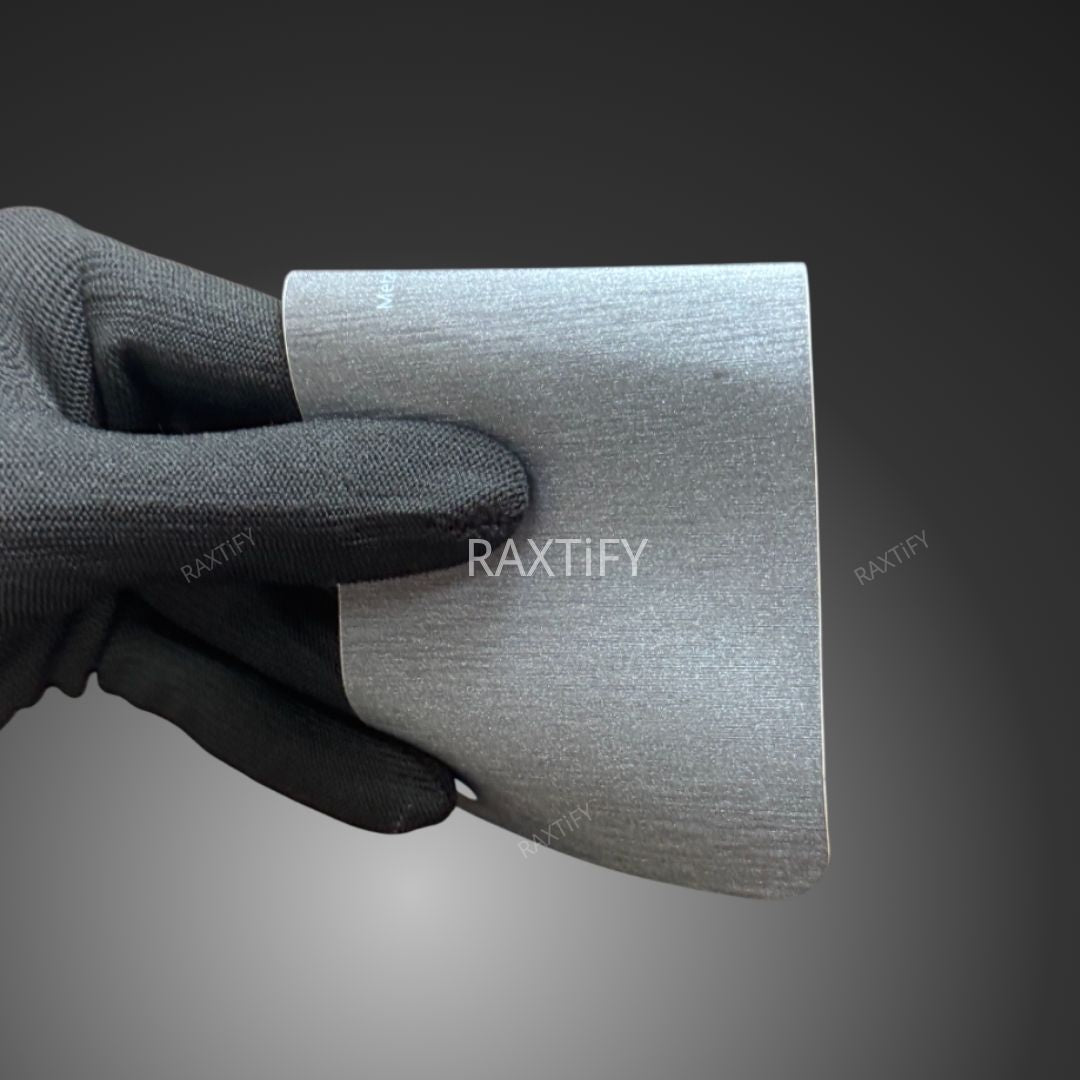 Satin Brushed Tungsten Gray Vinyl Wrap sample