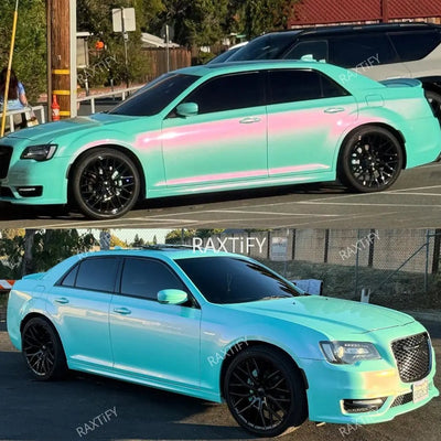 Color Shift Pearl Racing Tiffany Vinyl Wrap