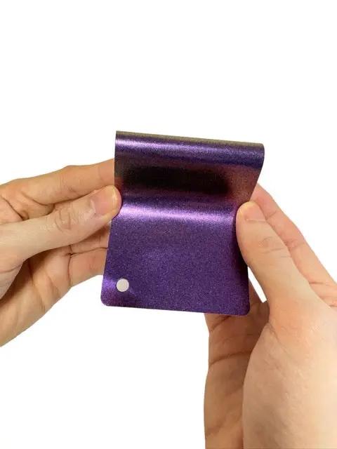 Color Shift Diamond Gray Purple Vinyl Wrap