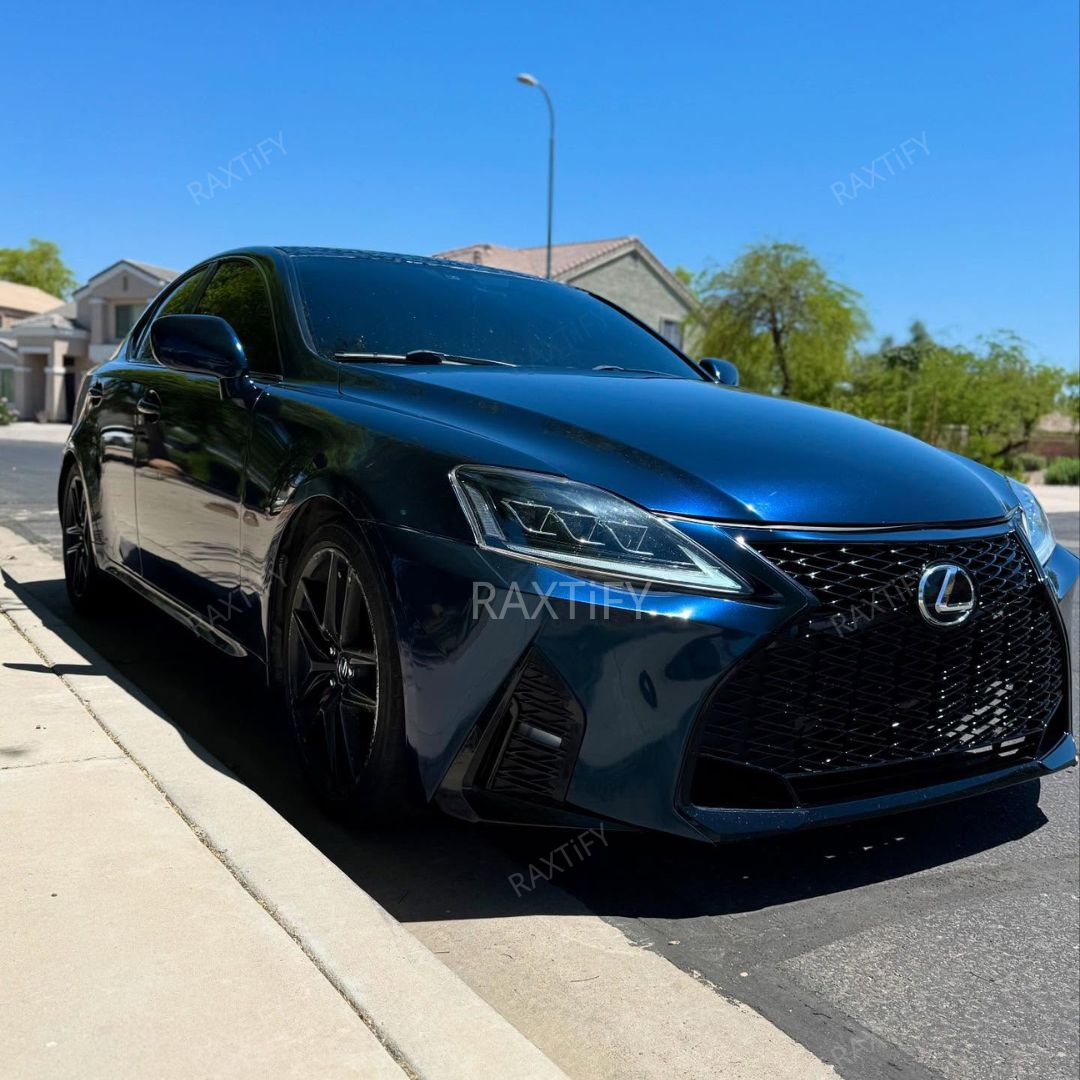 Color Shift Glitter Black Blue Vinyl Wrap