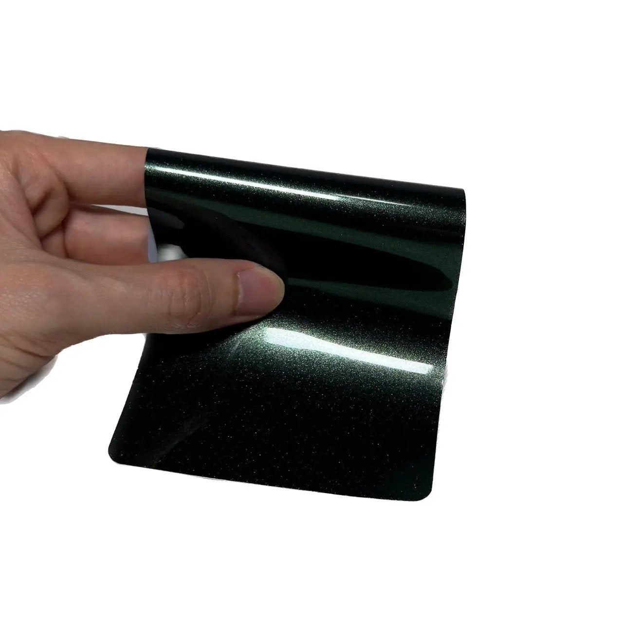 Color Shift Glitter Aurora Green Car Wrap raxtify