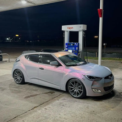 Color Shift Gray Pink Vinyl Wrap