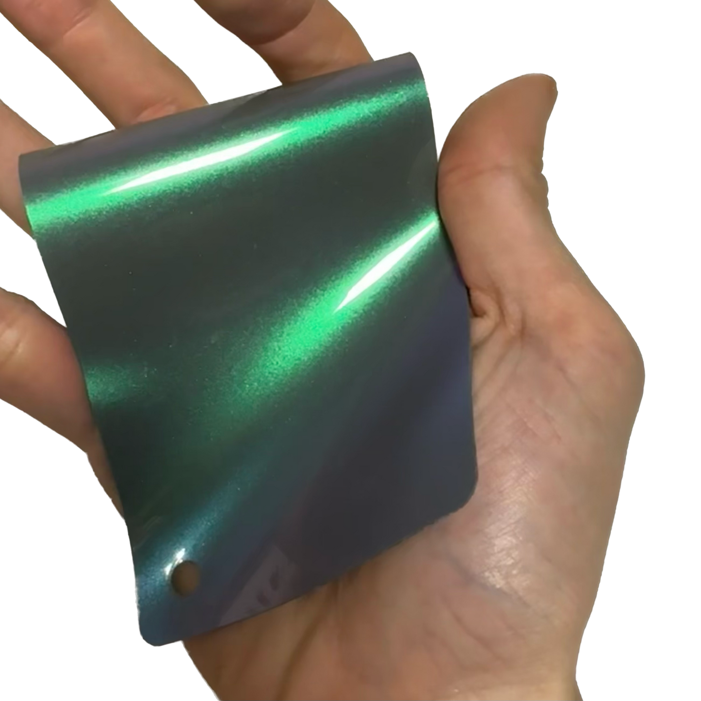 Color Shift Metallic Purple Green Car Wrap