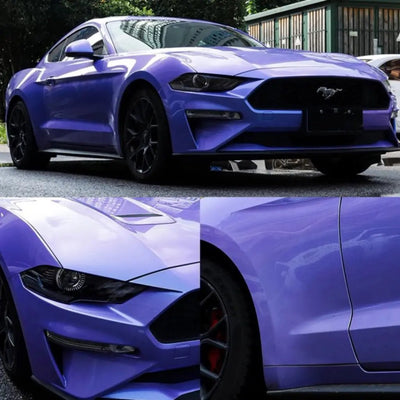 Color Shift Metallic Very Peri Vinyl Wrap