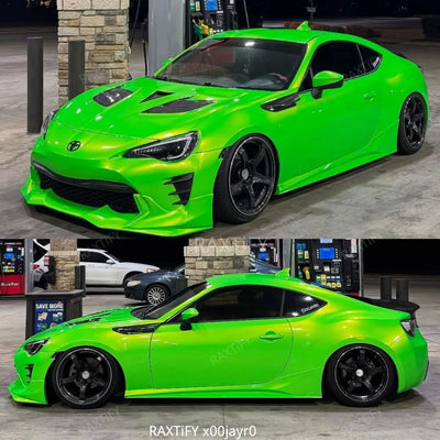 Color Shift Neon Gold Green Vinyl Wrap Film