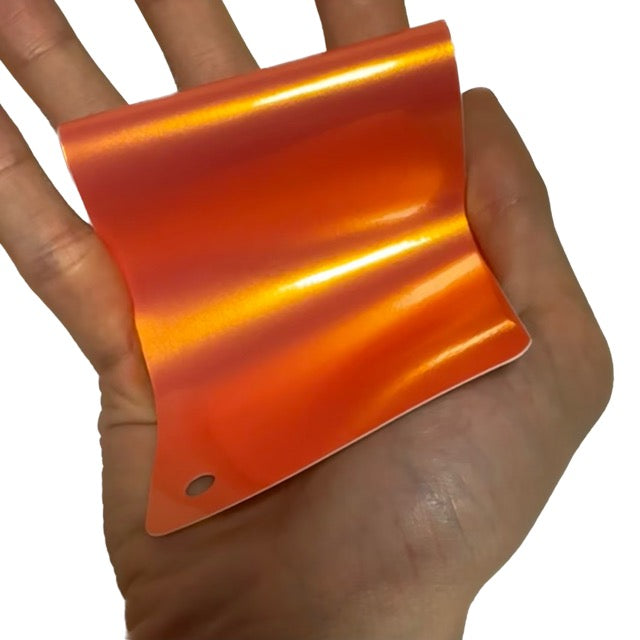 Color Shift Neon Gold Pink Vinyl Wrap swatch