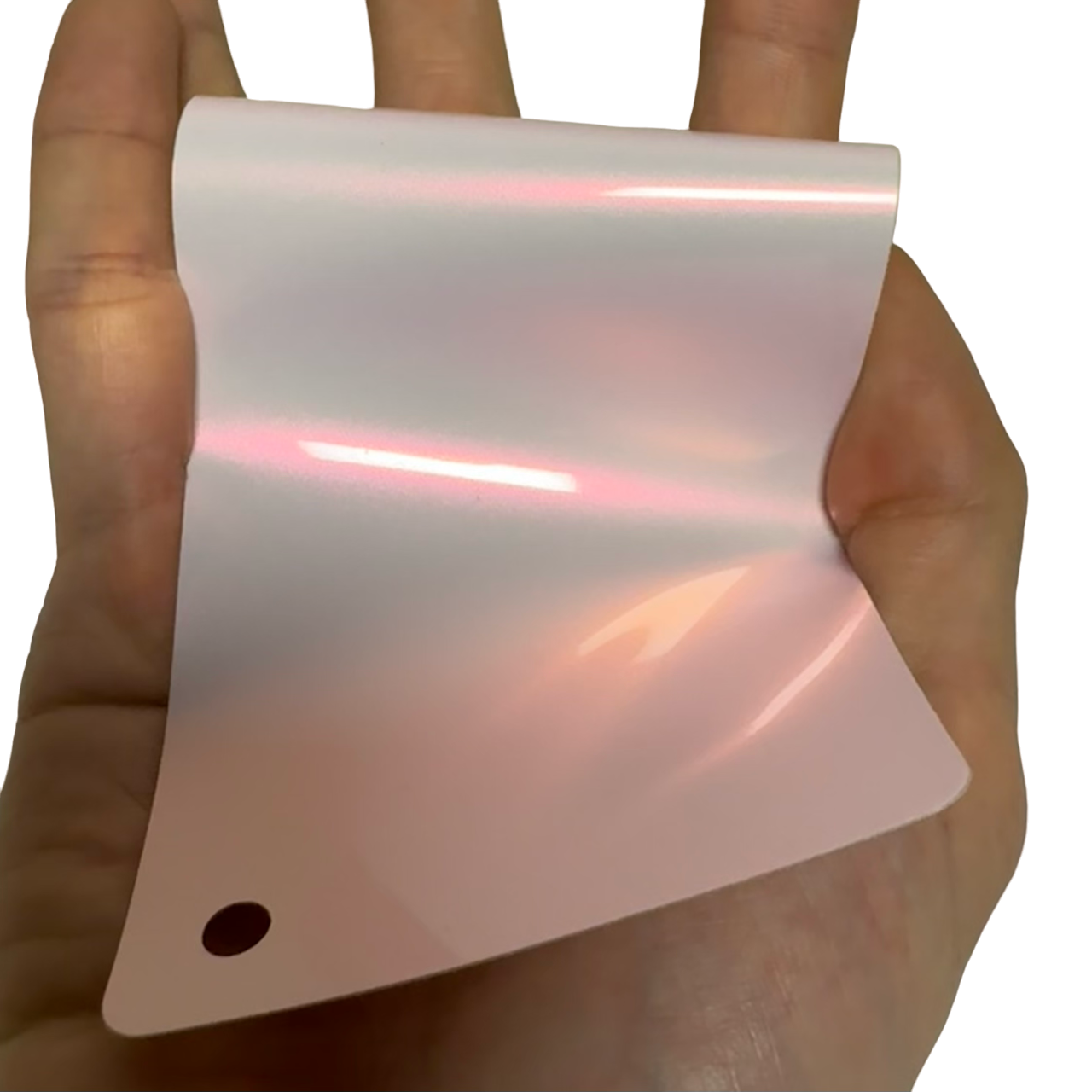 Color Shift Pink White Vinyl Wrap