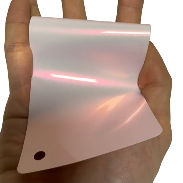 Color Shift Pink White Vinyl Wrap swatch
