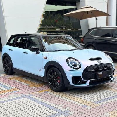 Color Shift Satin Blue Pink Vinyl Wrap