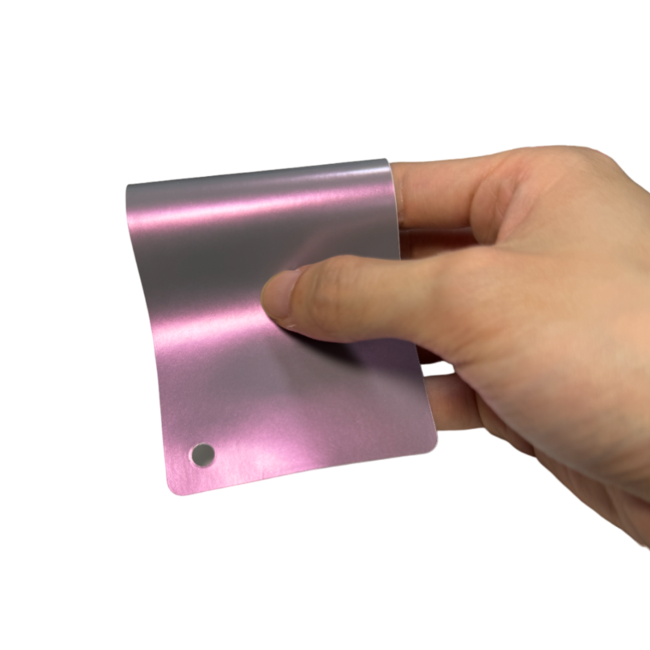 Color Shift Satin Gray Pink Vinyl Wrap