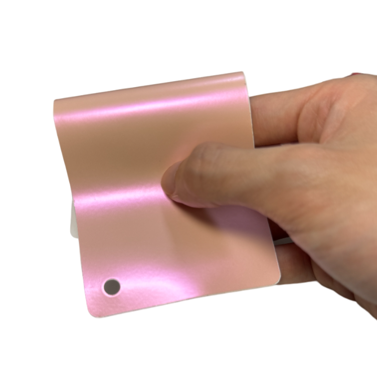 Color Shift Satin Pink Purple Vinyl Wrap