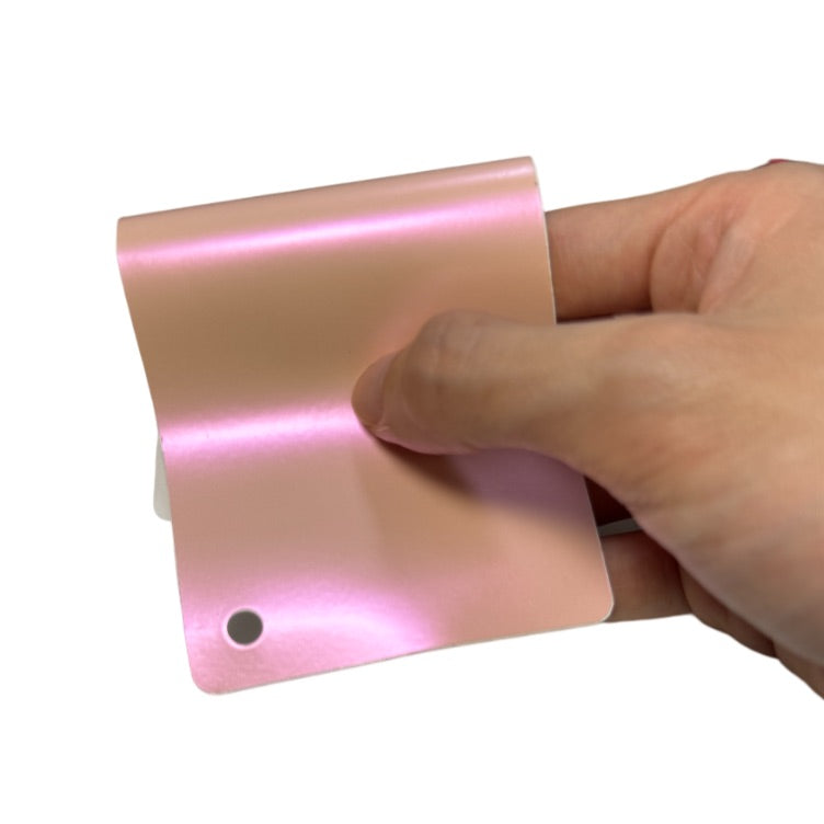 Color Shift Satin Pink Purple Vinyl Wrap swatch book
