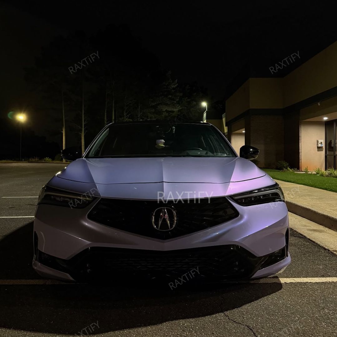 Color Shift Silver Purple Vinyl Wrap