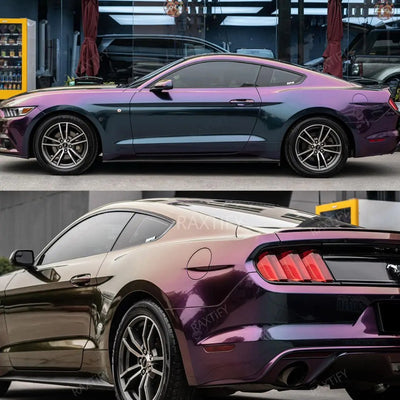 Color Shift Spectrum Dark Grape Blue Vinyl Wrap