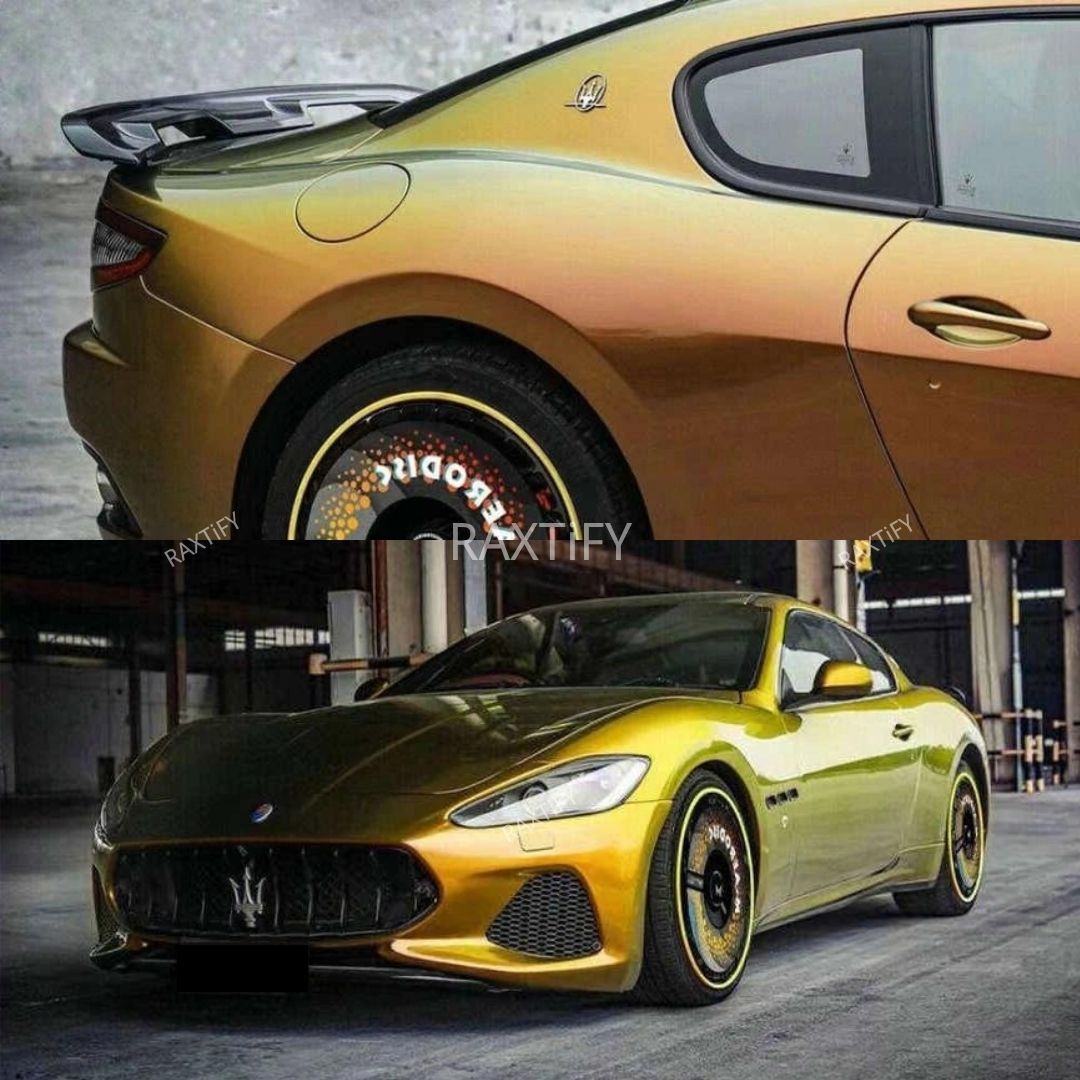 Color Shift Spectrum Galaxy Olive Amber Vinyl Wrap