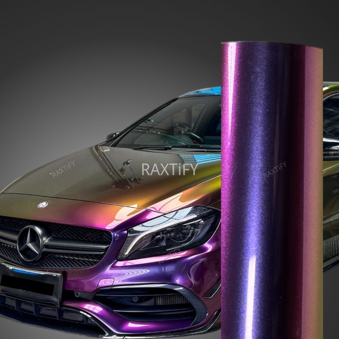 Color Shift Spectrum Grape Green Vinyl Wrap