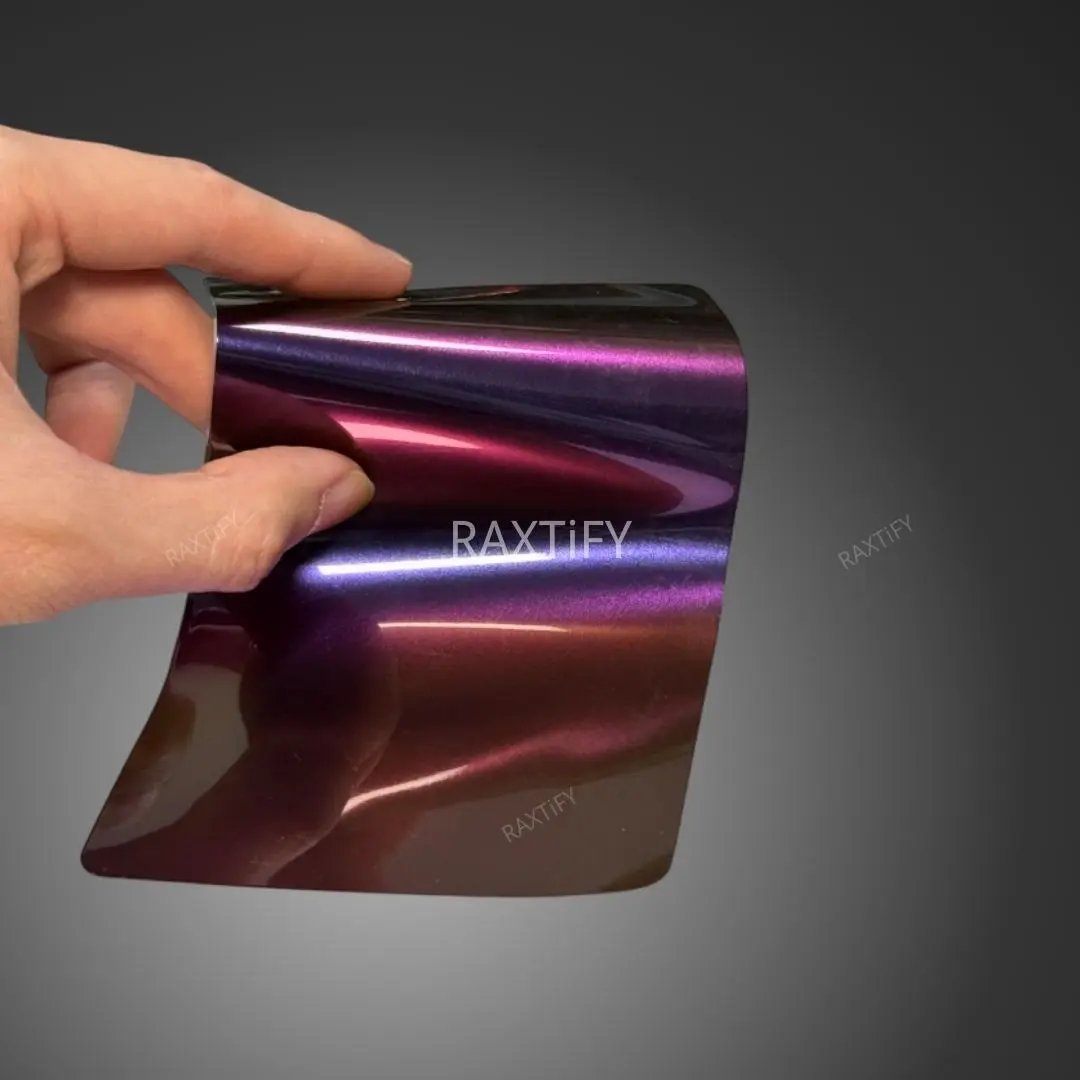 Color Shift Spectrum Grape Green Vinyl Wrap