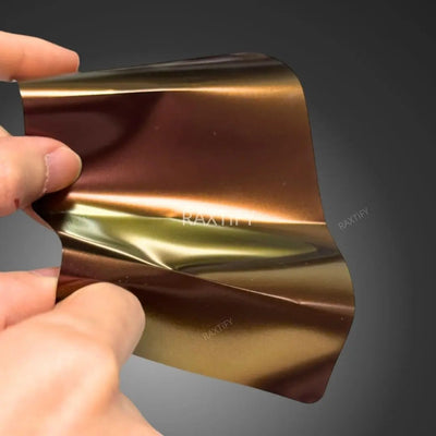 Color Shift Spectrum Satin Ruby Gold Vinyl Wrap