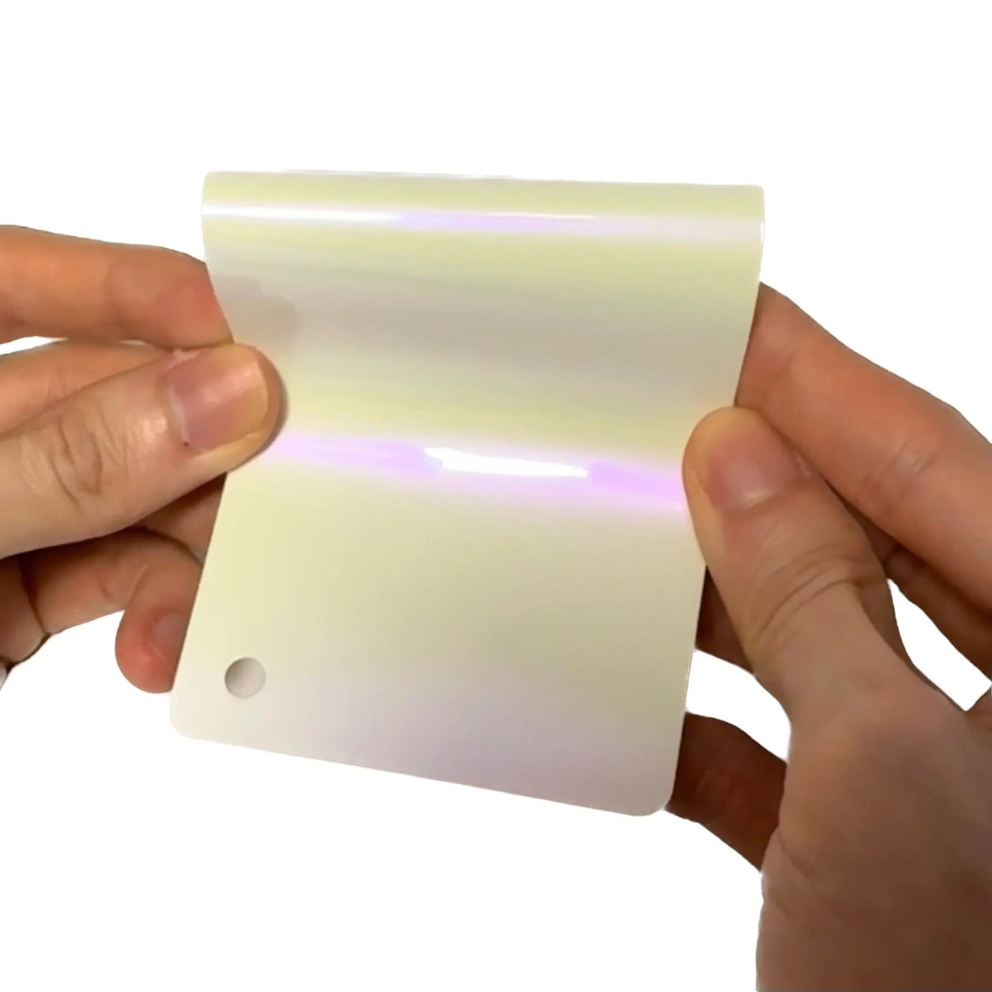 Color Shift White Purple Car Wrap Color