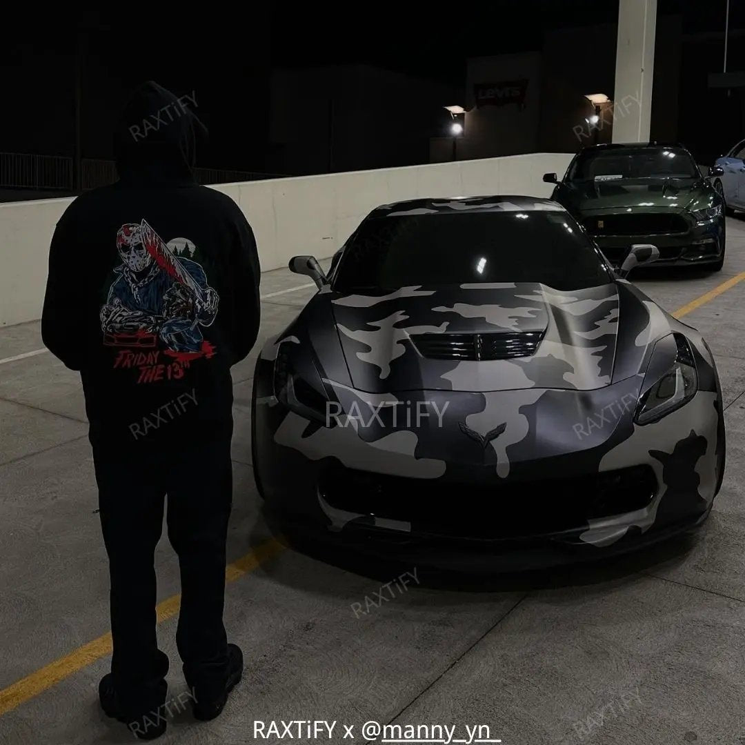Corvette Custom Camouflage Vinyl Wrap